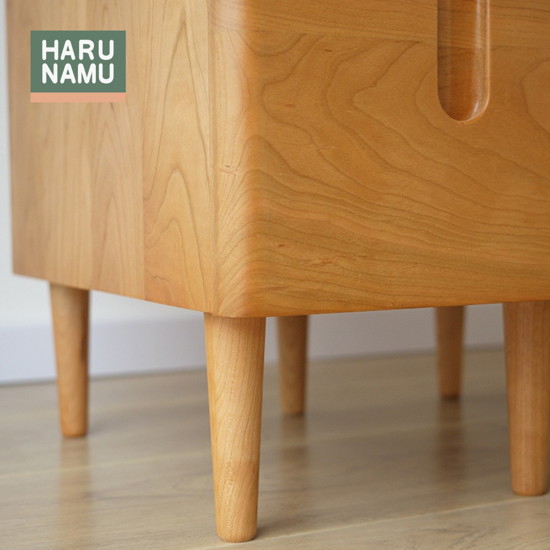 KONOMI Solid Wood Bedside Drawer