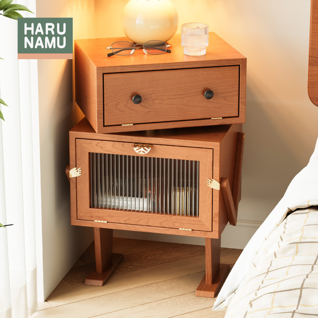 FUUKI Solid Wood Robot Side Cabinet