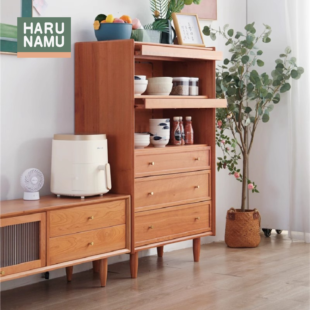 INTOBI Solid Wood Cabinet