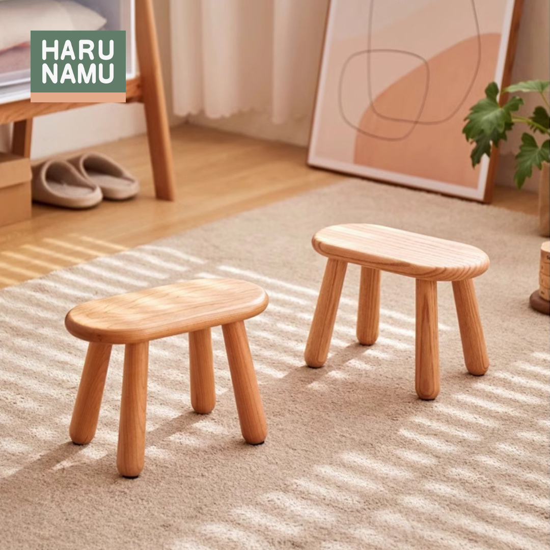 AIKO Solid Wood Stool