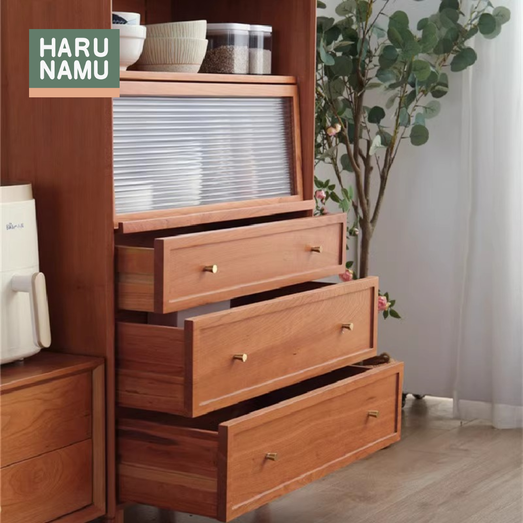 INTOBI Solid Wood Cabinet