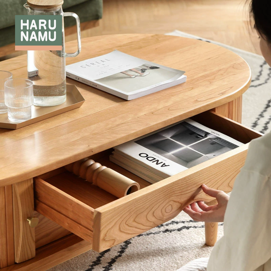 KOKI Solid Wood Coffee Table