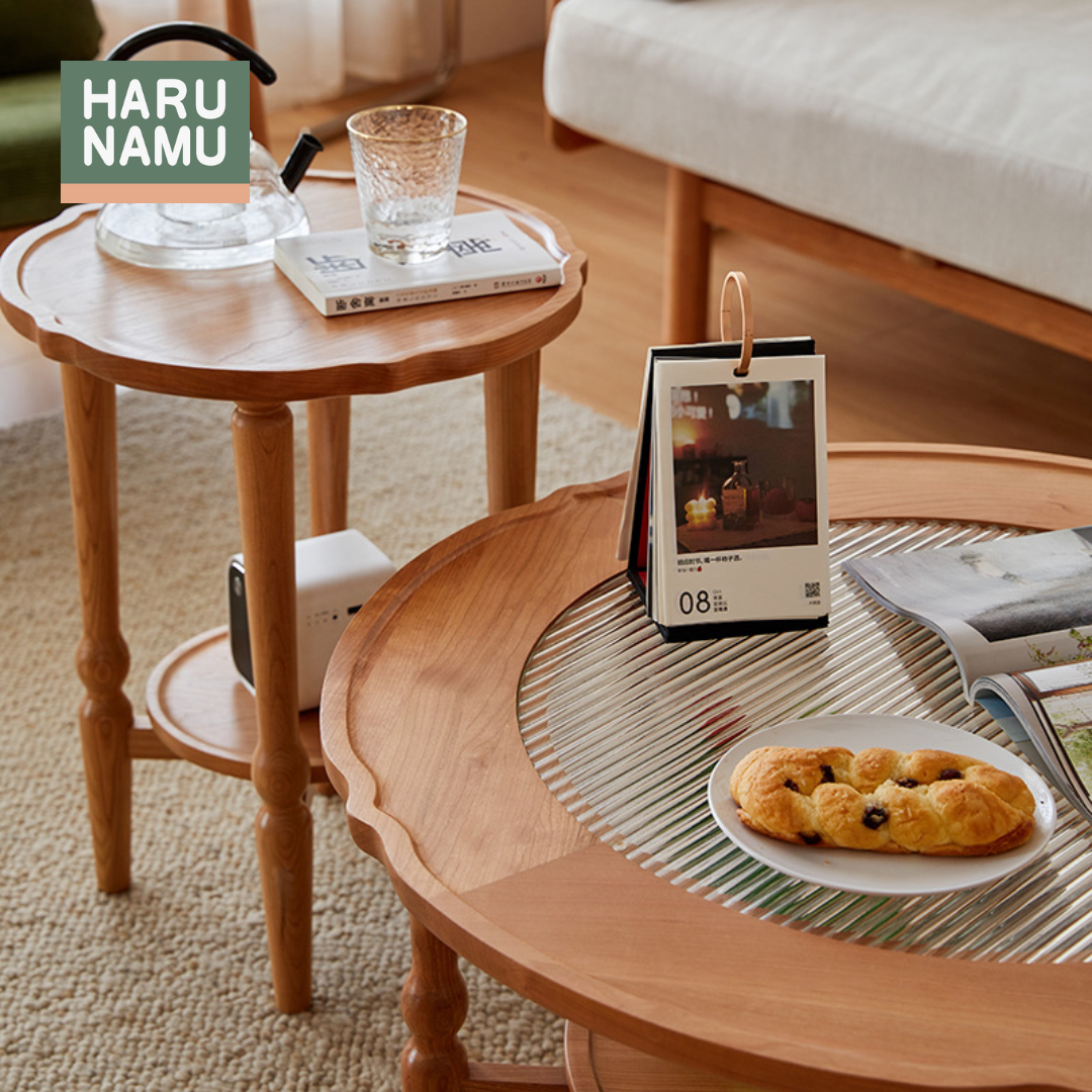 HANA Small Solid Wood Side Table