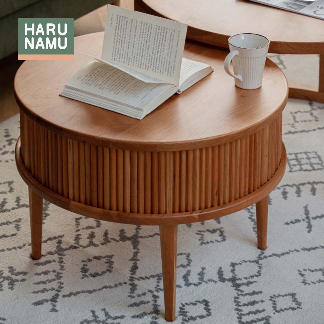 HISASHI Solid Wood Nesting Coffee Table