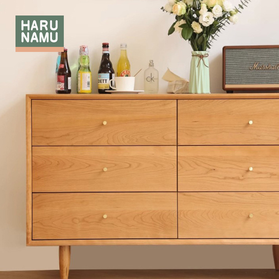 NAMERAKANA Solid Wood Chest Drawer