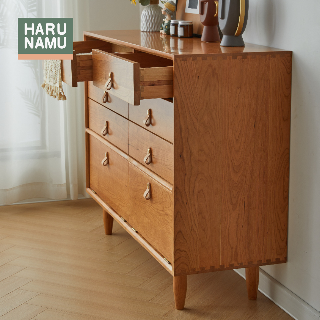 YURIE Solid Wood Chest Drawer