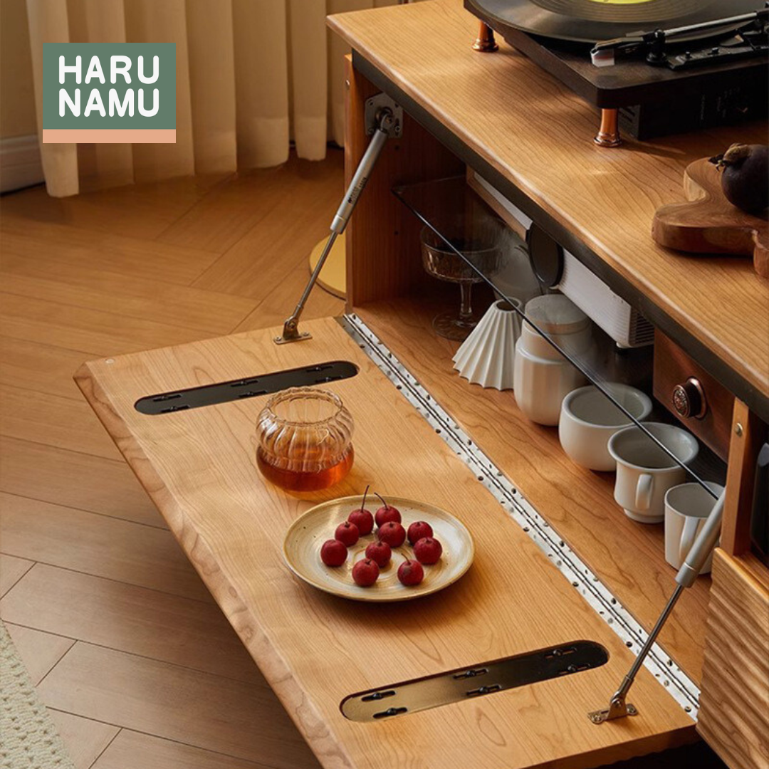 AKEMI Solid Wood TV Console