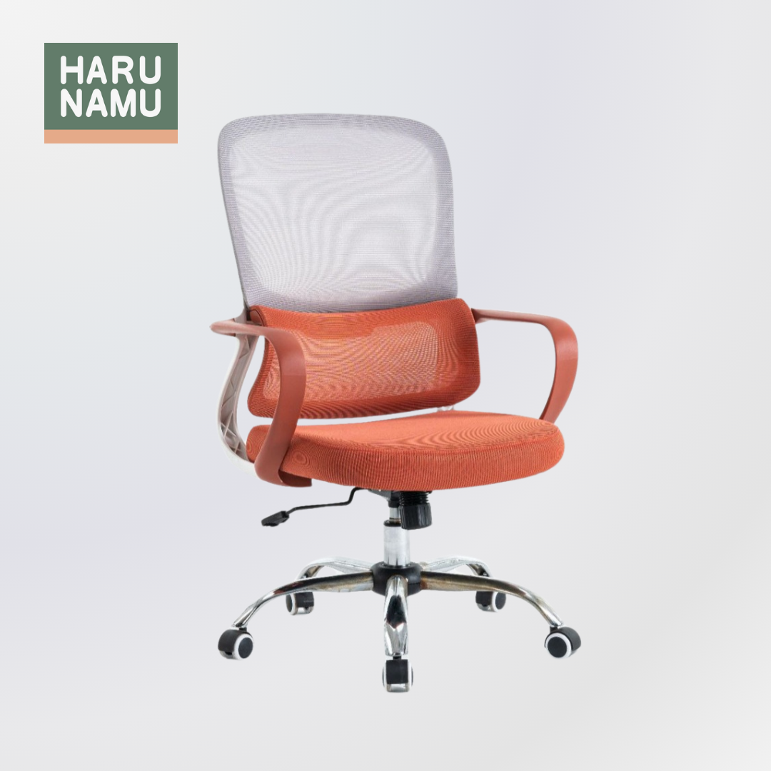 Ergonomic chair orange hotsell