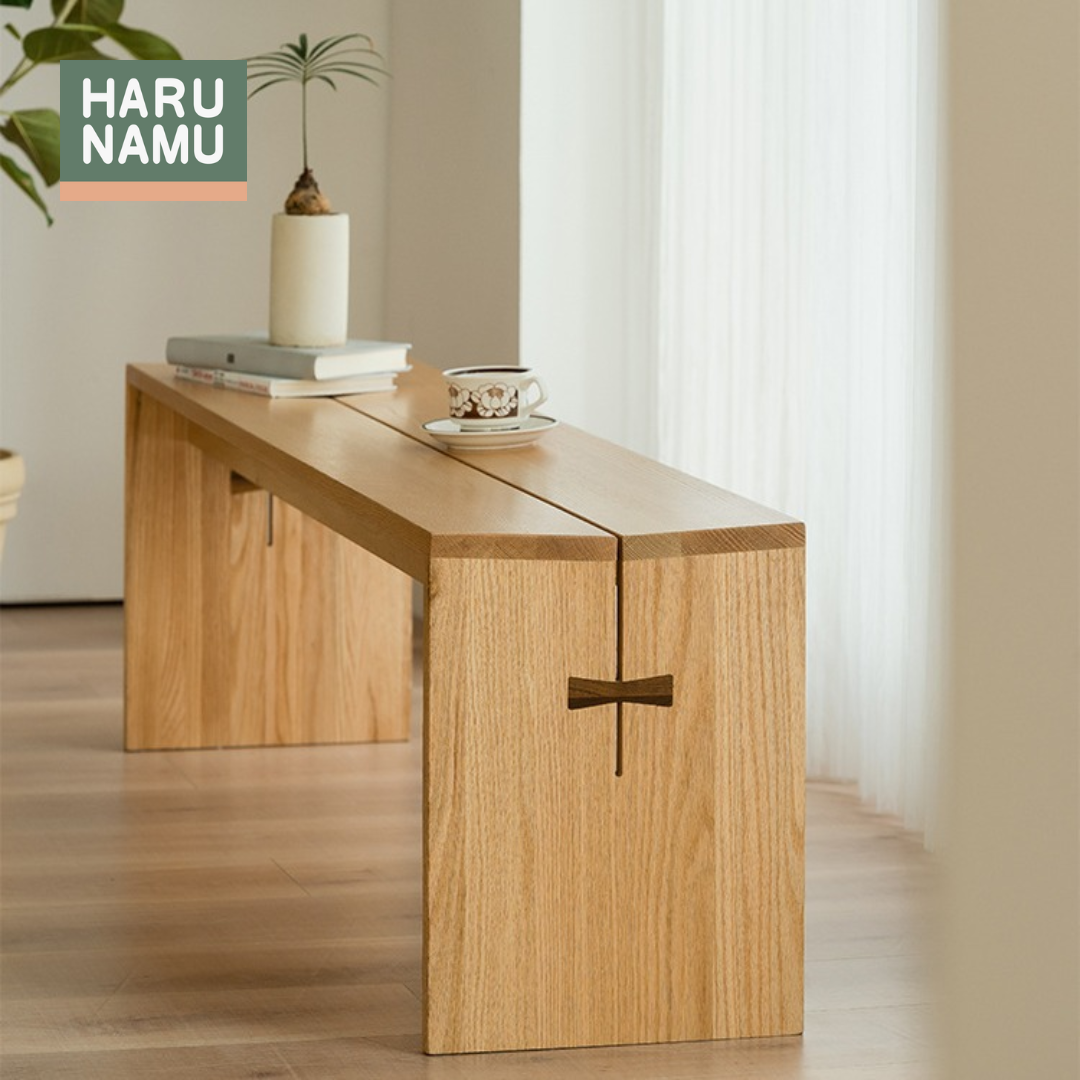 TSUBASA Solid Wood Bench