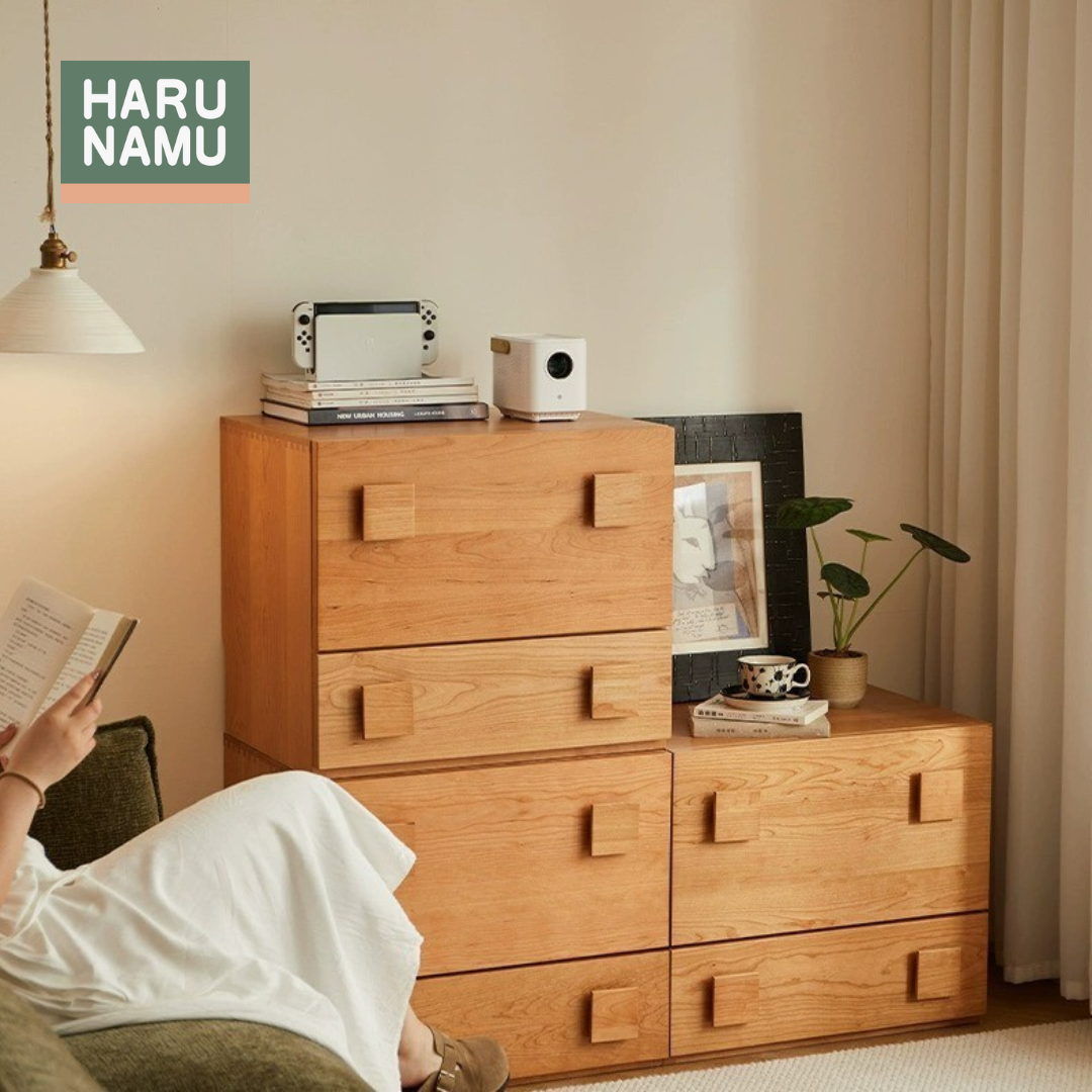 YAWAKO Solid Wood Modular Cabinet