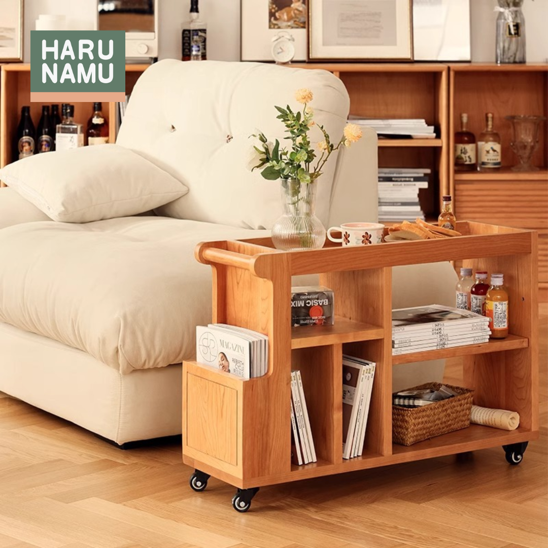 KIKO Solid Wood Storage Trolley