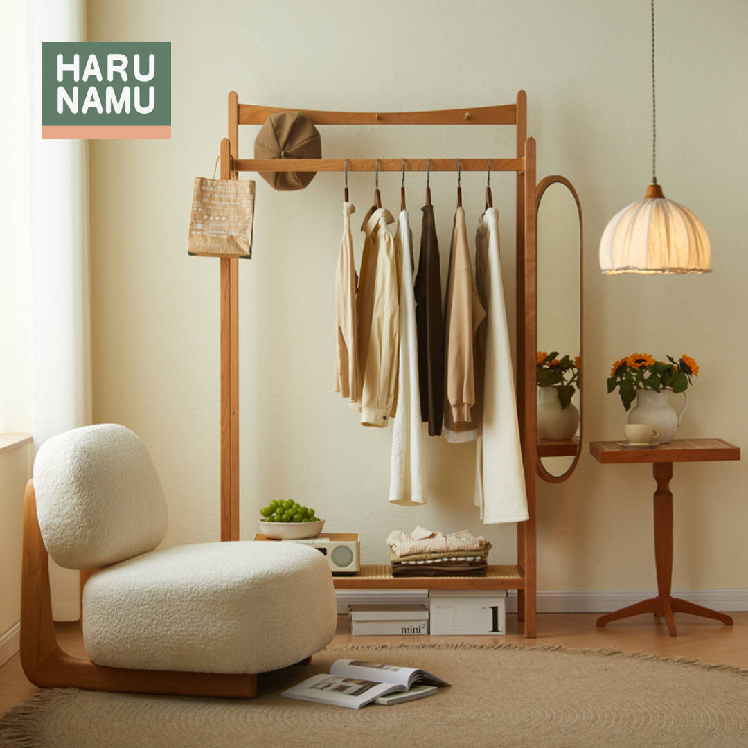 YŪKA Solid Wood Clothing Rack