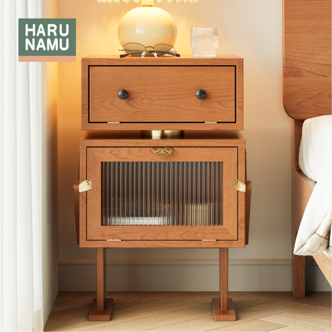 FUUKI Solid Wood Robot Side Cabinet