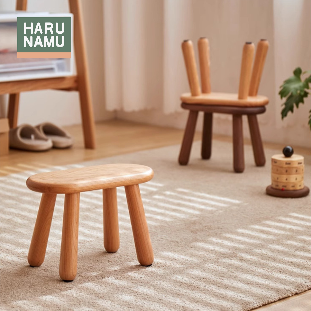 AIKO Solid Wood Stool