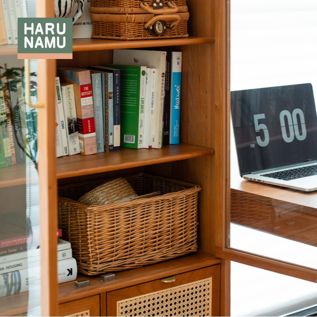 TAISHI Solid Wood Display Cabinet