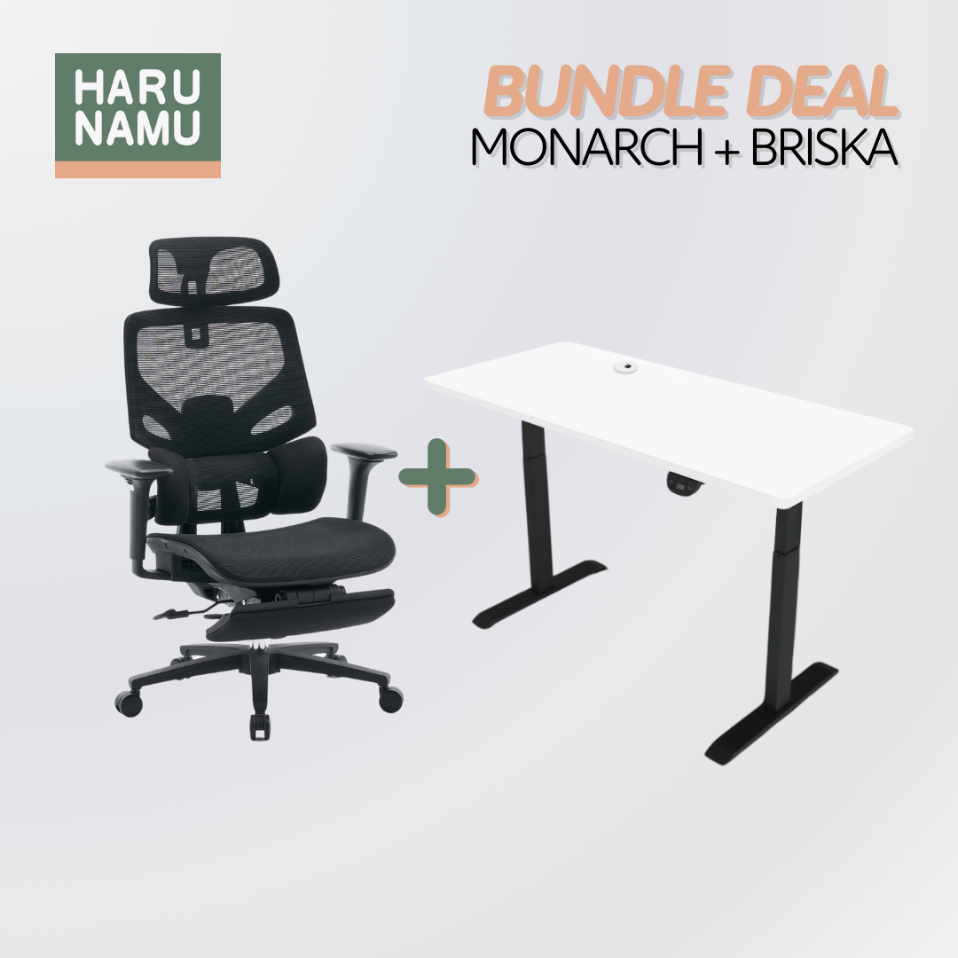 MONARCH x BRISKA Standing Desk and Chair Bundle