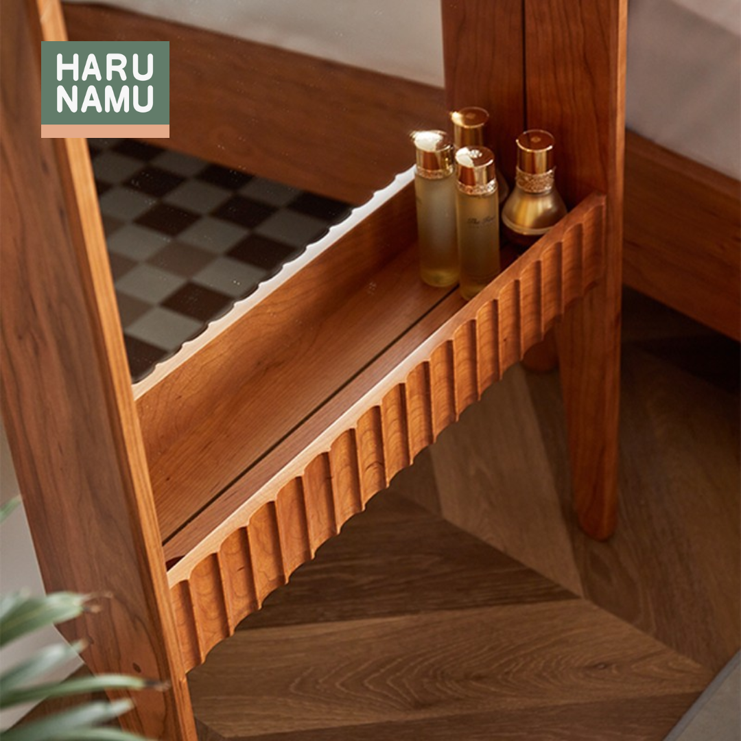 SAZANAMI Solid Wood Full Length Mirror