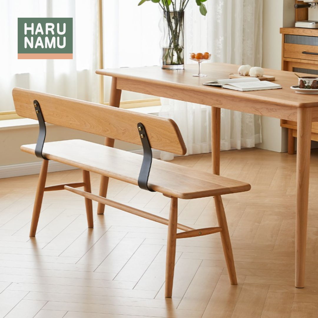 SAORI Solid Wood Bench