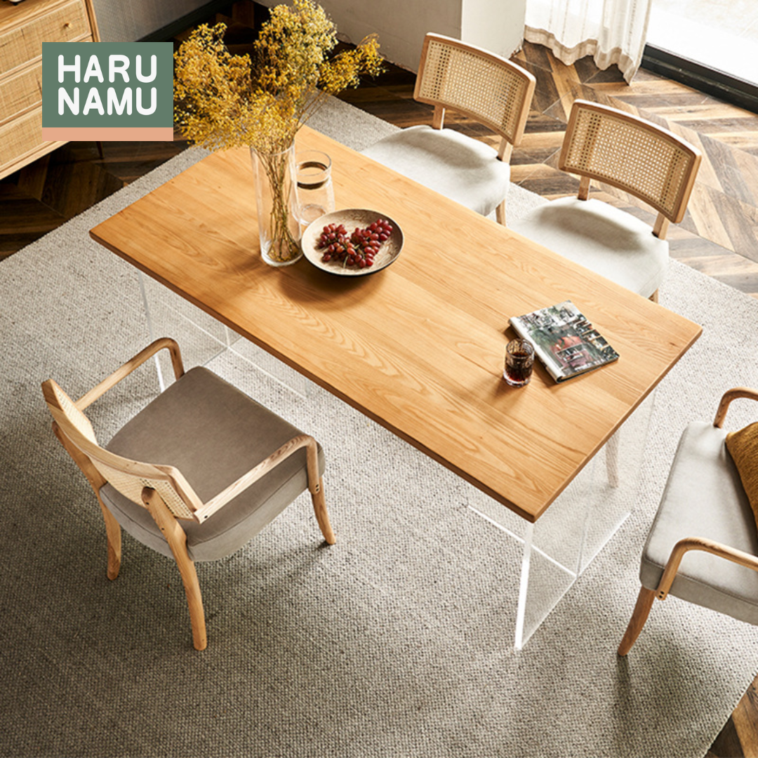 AIMI Rattan Solid Wood Chair