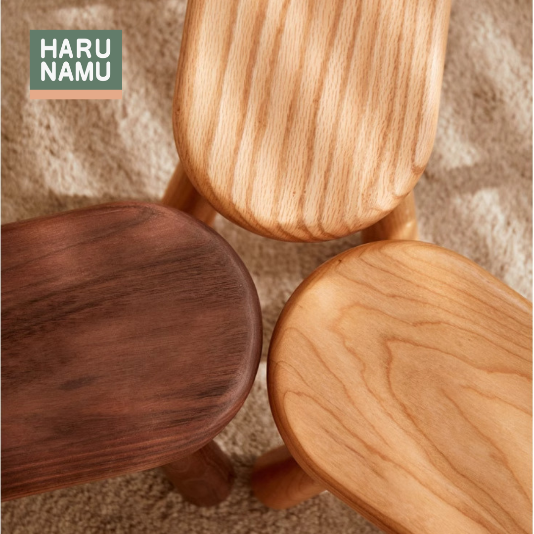 AIKO Solid Wood Stool
