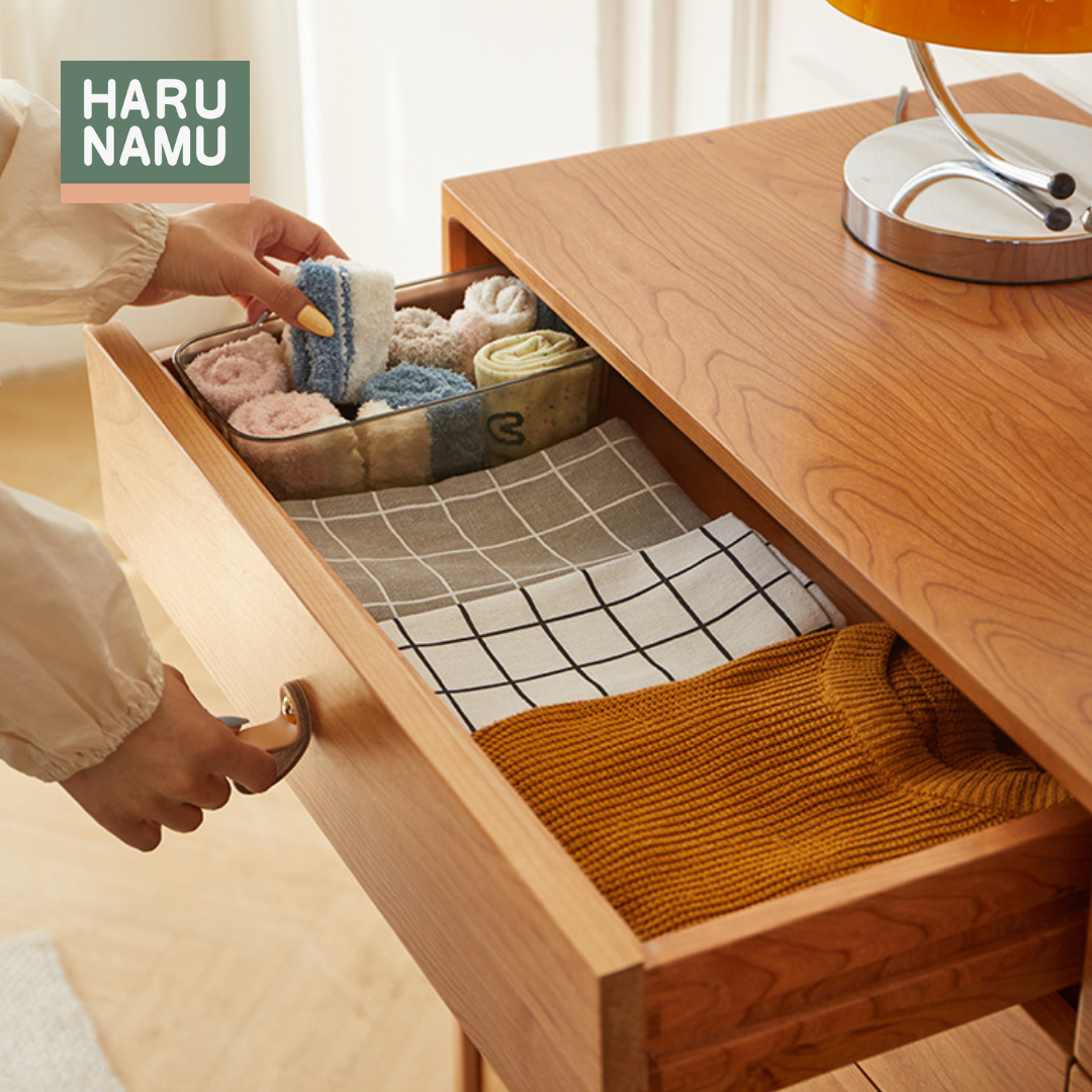 YURIE Solid Wood Chest Drawer