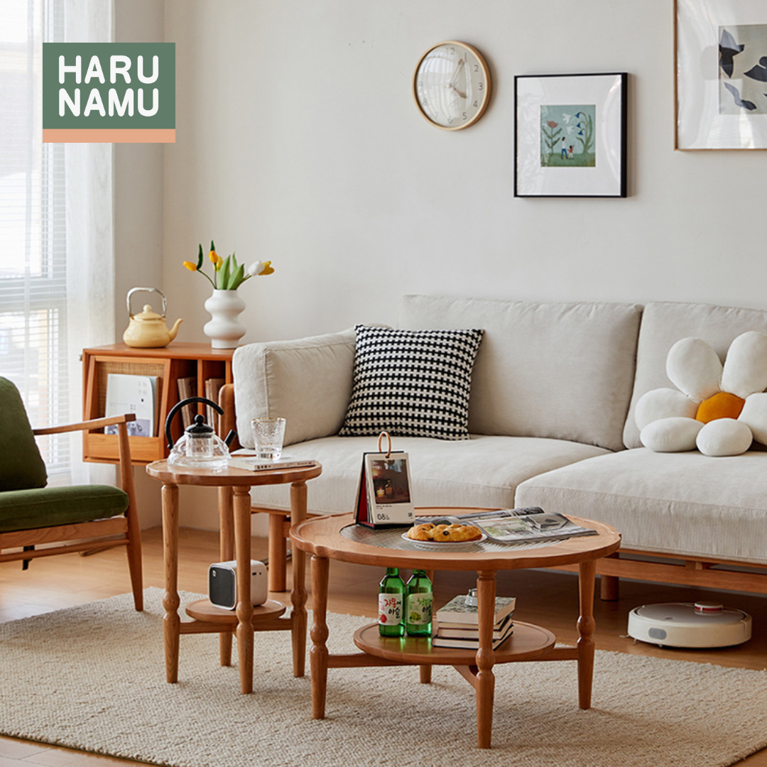 HANA Small Solid Wood Side Table