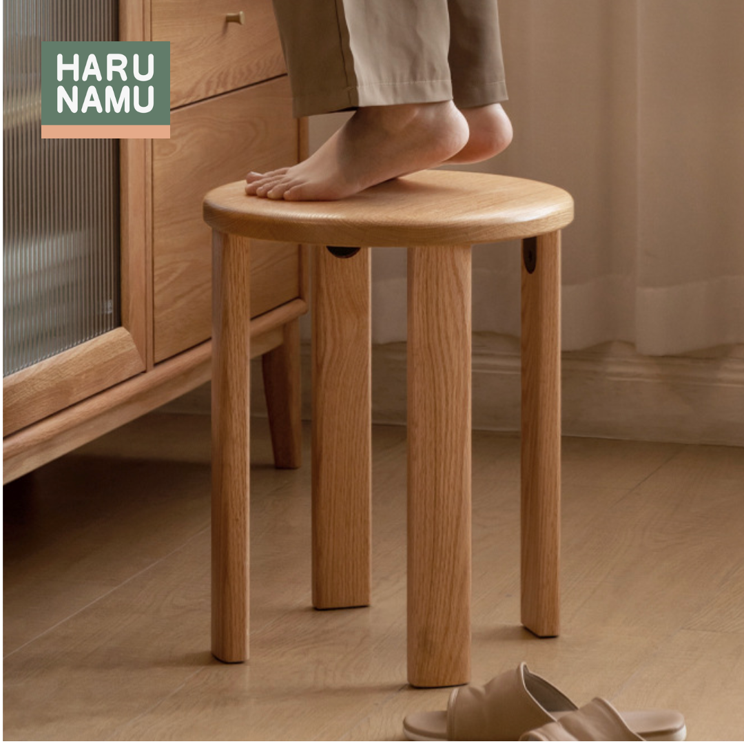 SAKU Solid Wood Nesting Stool