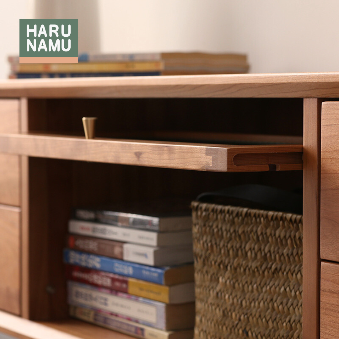 NAMERAKANA Solid Wood TV Console
