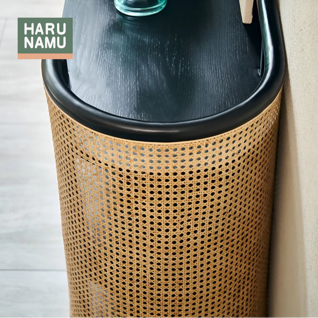 NAYU Rattan Solid Wood Cabinet