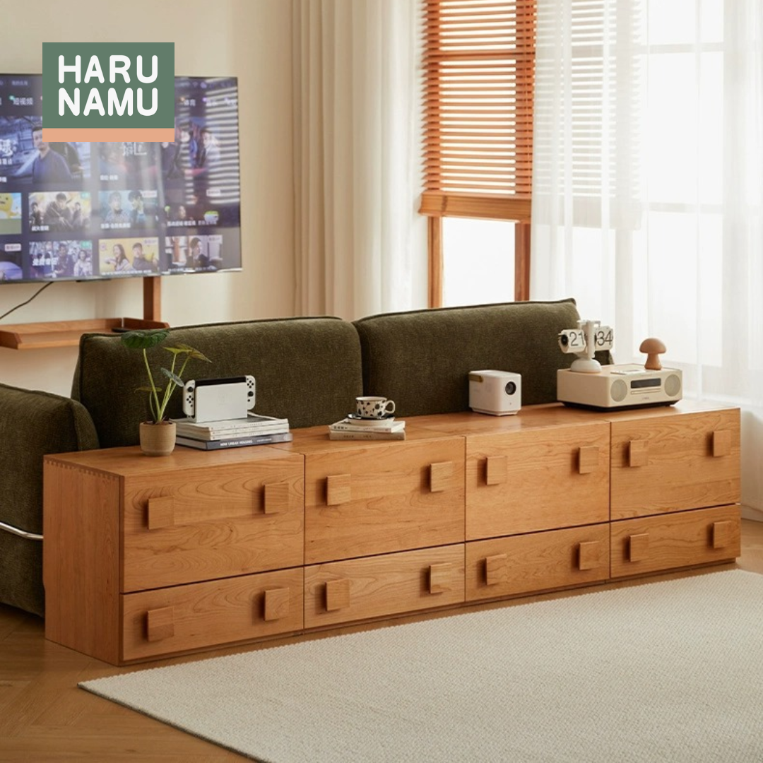 YAWAKO Solid Wood Modular Cabinet