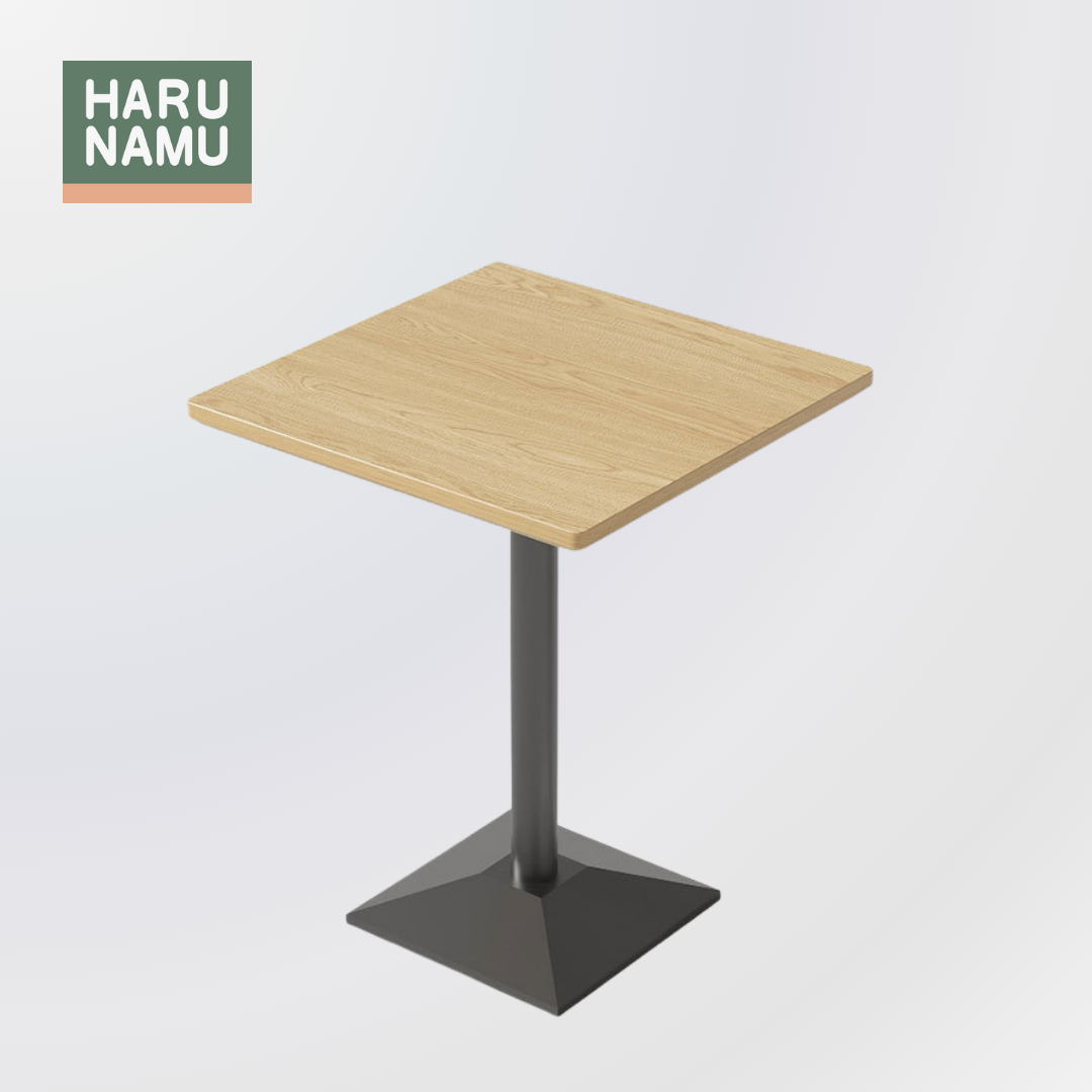 ASHCOMBE Square Solid Wood Café Table
