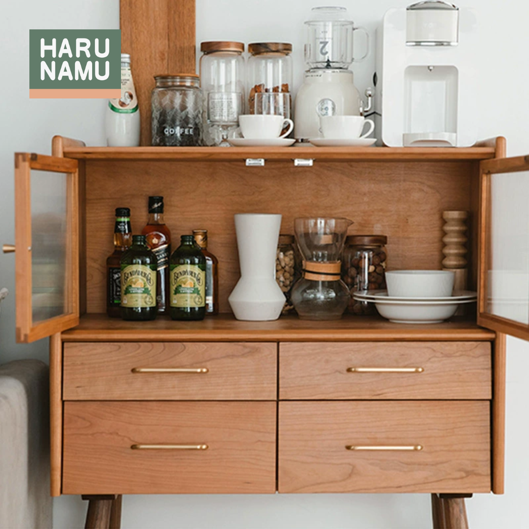 JUNNOSUKE Solid Wood Cabinet