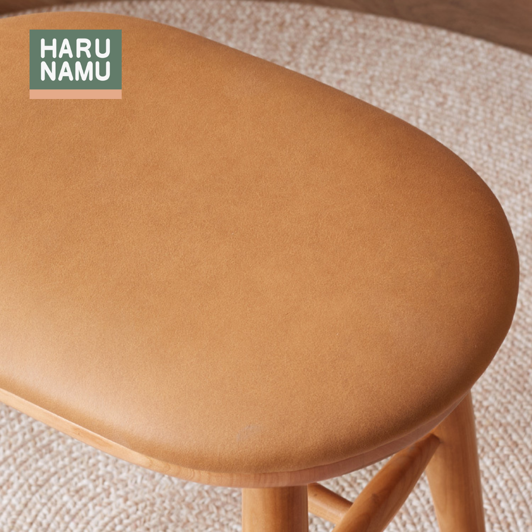 TAMASHINI Solid Wood Dresser Stool