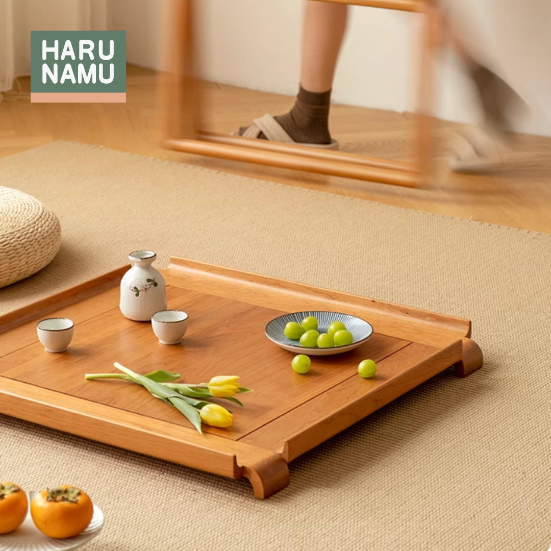 YUITO Solid Wood Foldable Side Table