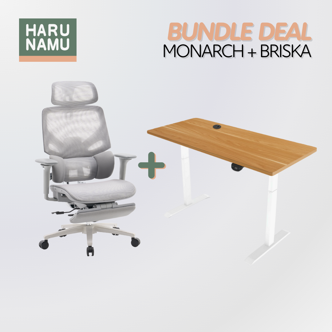 MONARCH x BRISKA Standing Desk and Chair Bundle