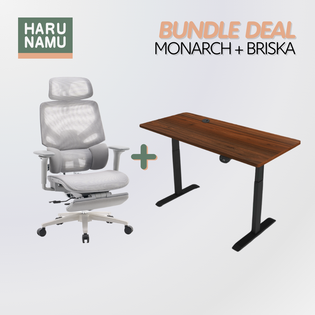 MONARCH x BRISKA Standing Desk and Chair Bundle