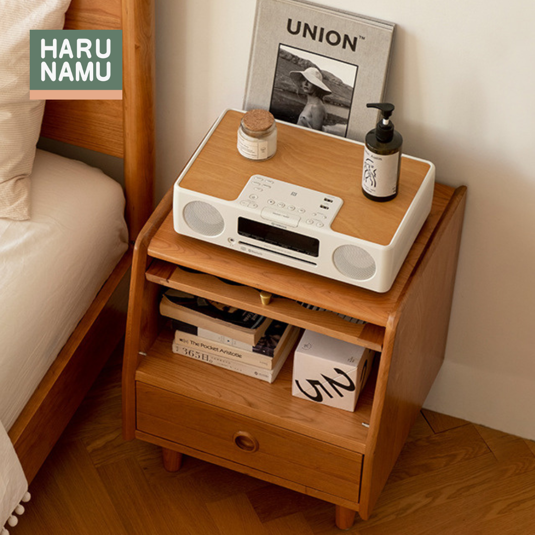 KOUTA Solid Wood Bedside Cabinet