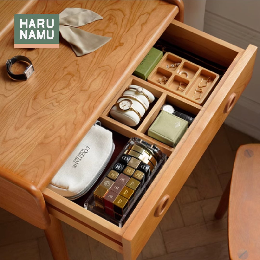 FUMIKO Solid Wood Dressing Table