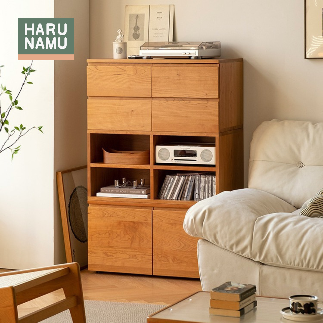 TAMENTEKI Solid Wood Modular Storage Cabinet