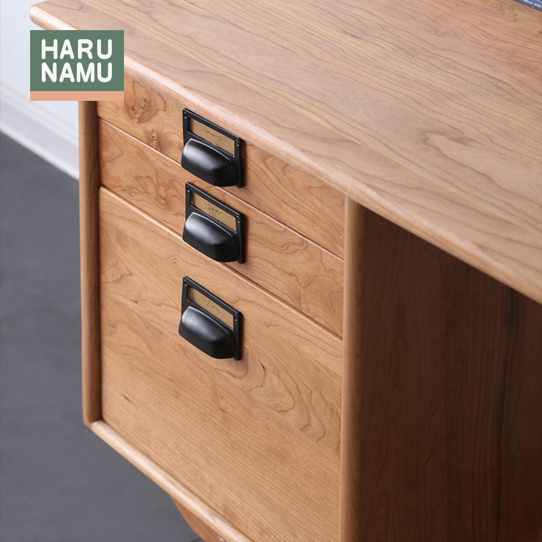 TSUTOMU Solid Wood Study Table