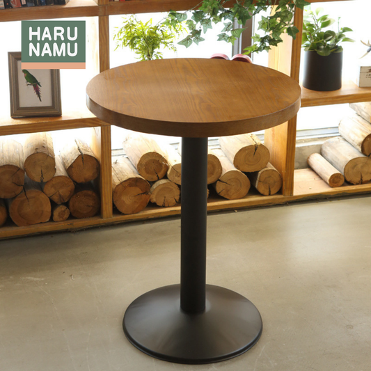 ASHCOMBE Round Solid Wood CafΓ© Table