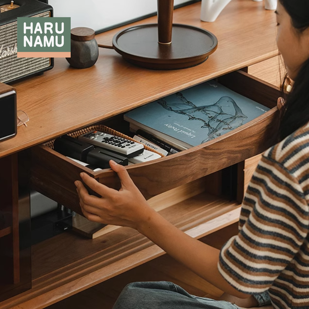 KIYOSHI Solid Wood TV Console