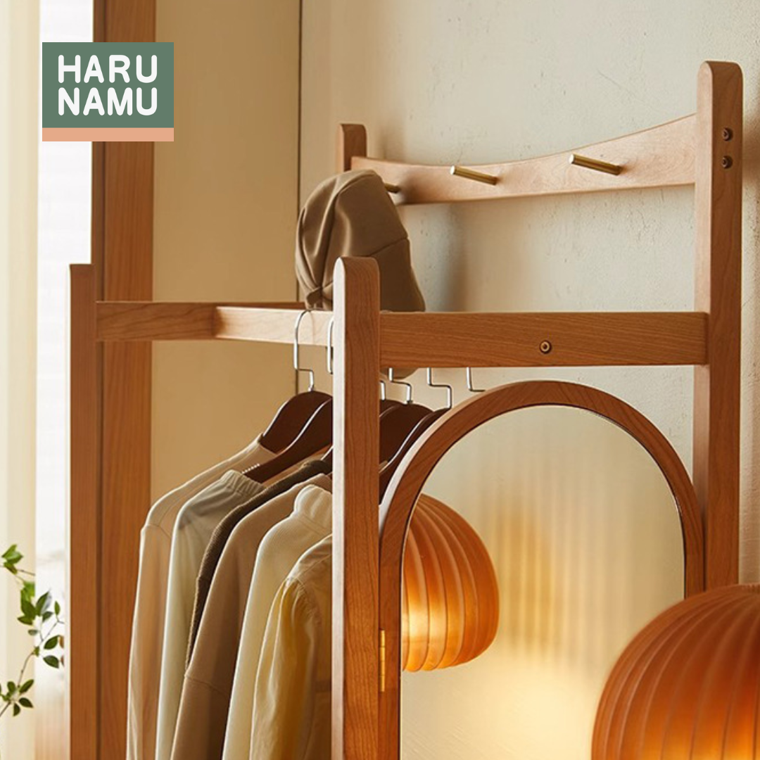 YŪKA Solid Wood Clothing Rack