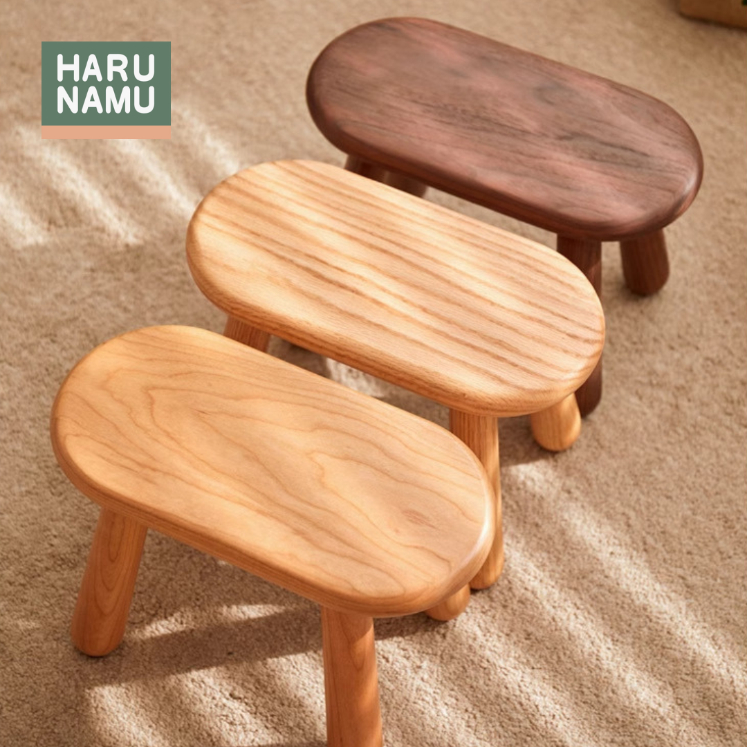 AIKO Solid Wood Stool