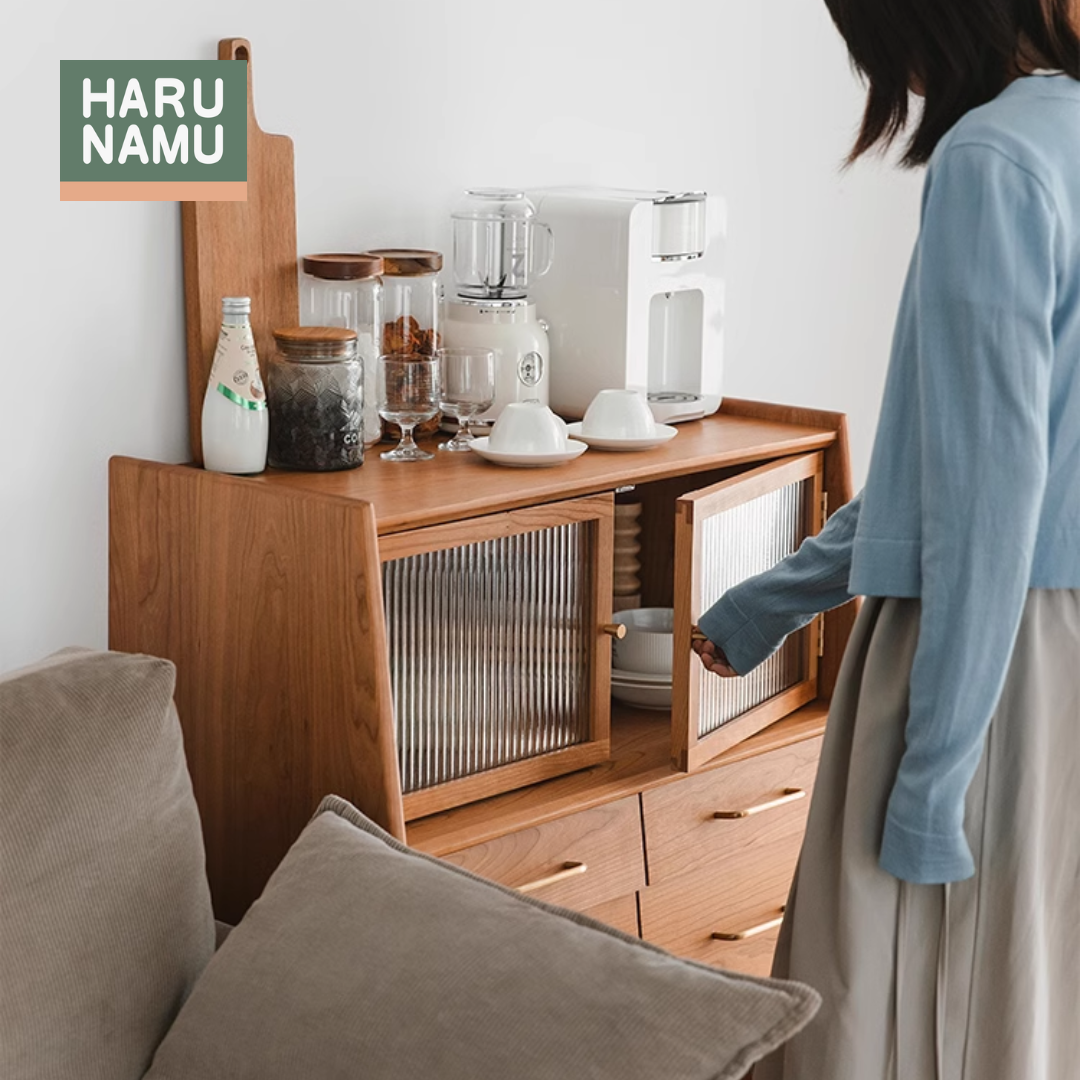 JUNNOSUKE Solid Wood Cabinet