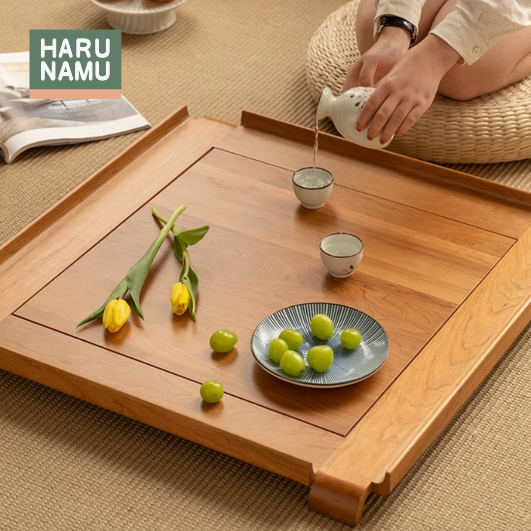 YUITO Solid Wood Foldable Side Table
