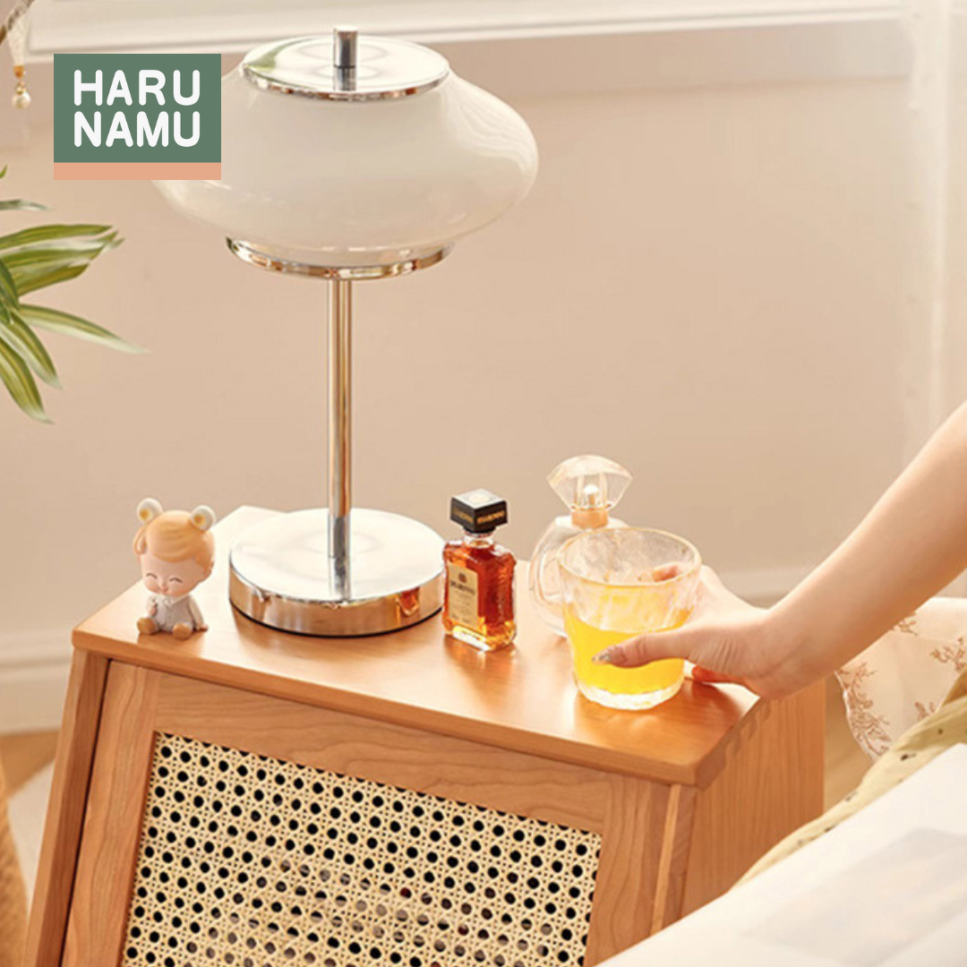 MIYAKO Solid Wood Bedside Cabinet