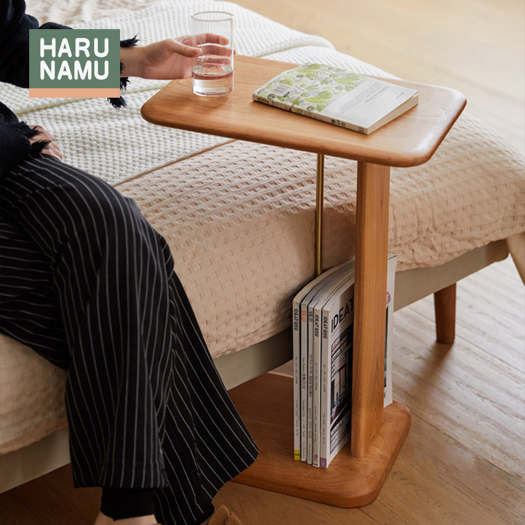 HAYAMI Solid Wood Side Table