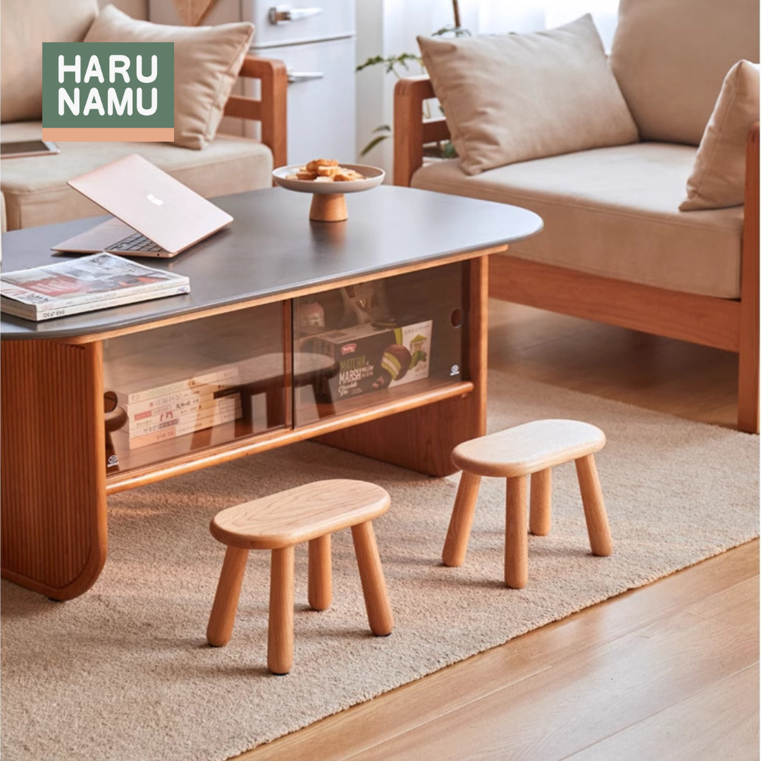 AIKO Solid Wood Stool