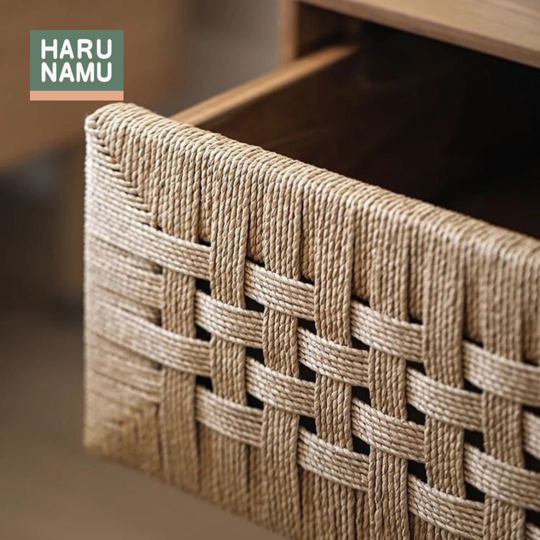 TAIKI Solid Wood Bedside Cabinet